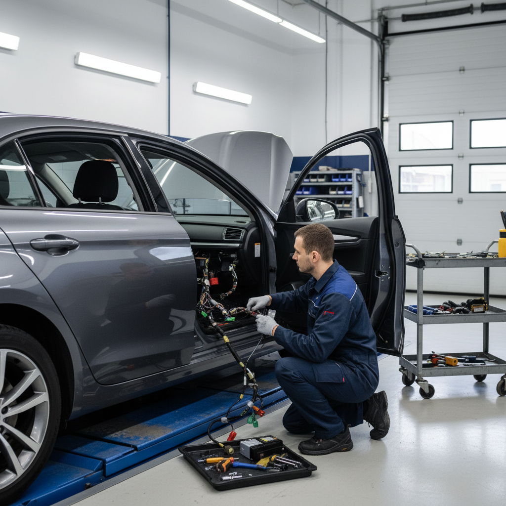 Установка автосигнализации